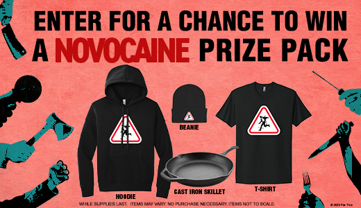 Novocaine Prize Pack Contest